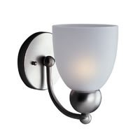 Sea Gull Lighting Metropolis Collection One-Light Vanity, Brushed Nickel Finish with Satin Etched... by Sea Gull Lighting