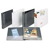 Samsill 3-Ring Vue Binder, 2 Capacity, 11x8-1/2, Black