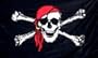 NEW 3x5 Pirate w/ Red Bandana 3 x 5 Jolly Roger Banner