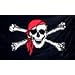 NEW 3x5 Pirate w/ Red Bandana 3 x 5 Jolly Roger Banner