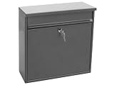 Post Box Large Rect - Black