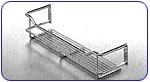Hafele 3-Side Multi-Purpose Chrome Basket