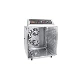 Digital Food Dehydrator - 14 Trays: Chrome Shelves with 3 4 Holes by KegWorks