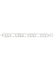 Sterling Silver Italian Fancy Bracelets Extra Long 8.25 AWSS-46-013825