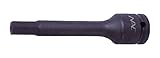 ナック　ヘキサゴンレンチソケットロングタイプ差込角９．５２ｘ対辺８ｍｍｘ９０Ｌ