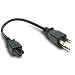 Electronics : NOTEBOOK POWER CORD, C5 CLOVERLEAF PLUG, 1FT.