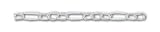 Sterling Silver Fancy Link Anklet - 10 inch