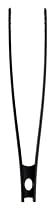 KitchenArt 30080 Jesper Stahl Cooking Tweezers, Black