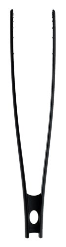 KitchenArt 30080 Jesper Stahl Cooking Tweezers, Black