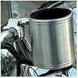 NEW KRUZER KADDY MOTORCYCLE / ATV STAINLESS CUP HOLDER