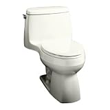 Kohler Santa Rosa - Compact Elongated Toilet w/ Seat, Cover and Left-Hand Trip Lever - K-3323