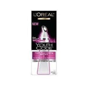 L\'Oreal Paris Youth Code Regenerating Skincare Eye Cream Daily Treatment, 0.5 Ounce