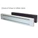 96L Architectural Style Electric Baseboard Heater 208v Brown