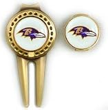Baltimore Ravens Hat Clip and Divot Tool Combo