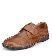 Airflex™ Comfort Wide Fit Leather Riptape Shoes