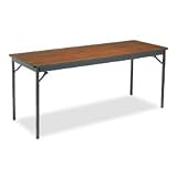 Special size folding table, 72 x 24 x 30h, walnut laminate top