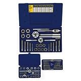 Irwin Industrial Tools 97606 Fractional Tap and Hex Die Set, 66-Piece