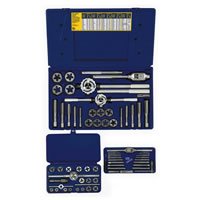 Irwin Industrial Tools 97606 Fractional Tap and Hex Die Set, 66-Piece