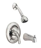 Delta Concealed Polished Chrome Tub & Shower Faucet