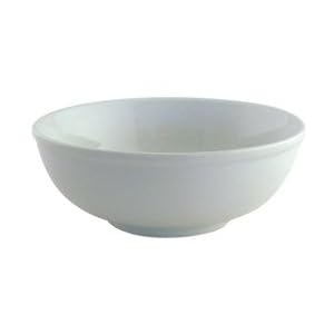 25 Ounce White Argyle Porcelain Pasta Bowl (07-0193) Category: Bowls by 