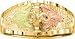 Classic! Black Hills Gold Men's Diamond Cut title=