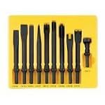 10 Pc. Air Chisel Set with .401 Shanks - CS110, by Grey Pneumatic - Grey Pneumatic - CS110 by 