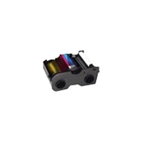 Fargo - Print ribbon cassette with cleaning roller - 1 x black, yellow, cyan, magenta - 350 images