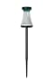 Gamasonic GS-335 Black Fluted Multi-Purpose Solar Accent Light with White LED, 3-Pack