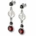 Miami Heat Crystal Logo Earrings