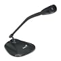 Genius MIC-01A  (Black, desktop microphone) Allows for Internet conversation, voice presentation or recording anytime, anywhere.