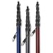 K-Tek 2'.5" to 7'.2" 4-Section Aluminum Avalon Series Boom Pole with Internal Coiled Cable, Female and Male XLR, Bottom Exit