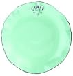 Fleur De Lis Salad Celadon