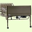 Invacare BED9-1633 Full Electric Bed Package with Innerspring Mattress and Half Rails