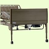 Invacare BED9-1633 Full Electric Bed Package with Innerspring Mattress and Half Rails