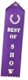 Best Of Show (Purple) Award Ribbons w/Card & String