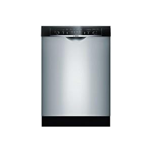 Bosch Ascenta SHE3AR55UC Full Console Dishwasher. 14-Place Settings Quiet Stainless Steel