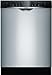 Bosch Ascenta SHE3AR55UC Full Console Dishwasher. 14-Place Settings, Quiet, Stainless Steel