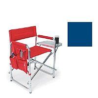 Picnic Time Sports Chair With Table and Pockets - Navy