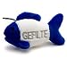 Gefilte Fish talking plush dog toy says Oy vey