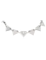 Noir Jewelry Superman Necklace, 19"