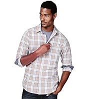 North Coast Pure Cotton Checked Shirt & T-Shirt Set