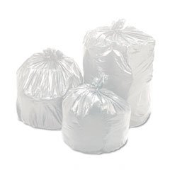 Ultra Plus Can Liners, 30 gal, 10 mic, 30 x 37, Natural,20 rolls/25 bags,500/ctn