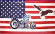 Drapeau Pays - Harley Davidson - 150x90 cms