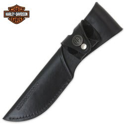 BKD113 Harley Davidson 4 inch Black Leather Sheath