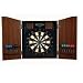 Halex 65164 H5400X Dart Board in Wood Cabinet
