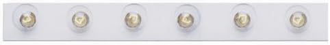 Trans Global Lighting 3006 WH 6 Light Vanity Strip Light - White