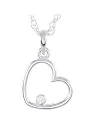 Heart Pendant or Necklace Pendant Sterling Silver 85547