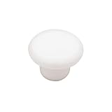 Liberty P95710C-W-C7 1 Ceramic Mushroom Round Cabinet Hardware Knob by Liberty
