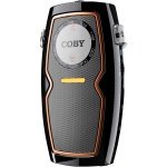 Black Pocket Am/Fm Radio With Speaker Stereo Earphones