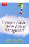 Entrepreneurship and new venture management